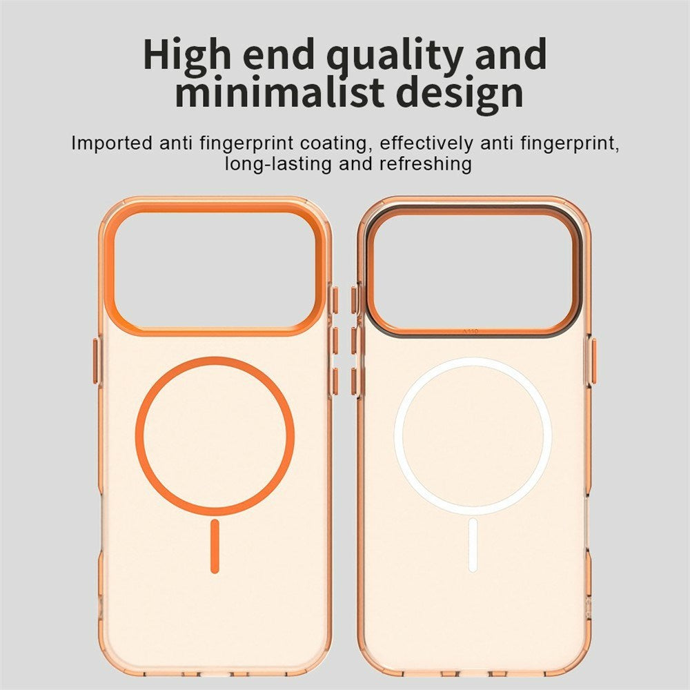 iPhone 18 Pro Max / 17 Pro Max EIDERWOOD Hybrid Plast Skal - MagSafe Kompatibel - Orange