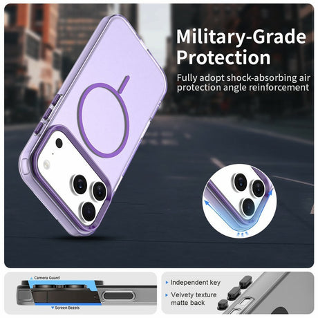 iPhone 18 Pro Max / 17 Pro Max EIDERWOOD Hybrid Plast Skal - MagSafe Kompatibel - Lila