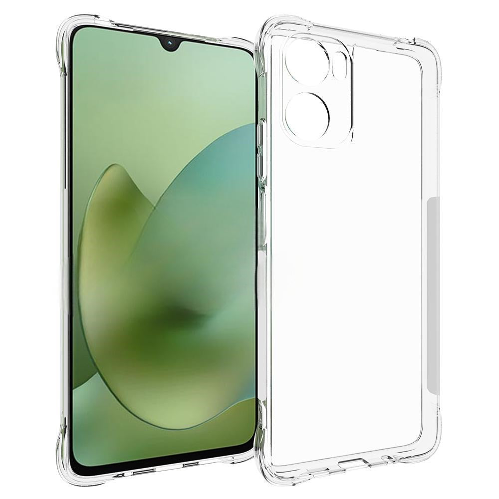 Motorola Moto G06 / G06 Power EIDERWOOD Flexibelt Plast Skal med Stötdämpande Hörn - Genomskinlig