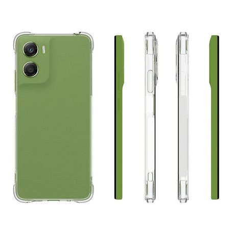 Motorola Moto G06 / G06 Power EIDERWOOD Flexibelt Plast Skal med Stötdämpande Hörn - Genomskinlig