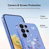 Samsung Galaxy S26 Ultra EIDERWOOD Flexibel Plast Skal m. Mönster - Genomskinlig / Violer