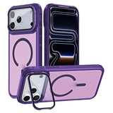 iPhone 18 Pro Max / 17 Pro Max EIDERWOOD Hybrid Plast Skal m. Kamera Skal & Stativfunktion - MagSafe Kompatibel - Lila