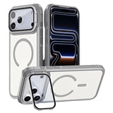 iPhone 18 Pro Max / 17 Pro Max EIDERWOOD Hybrid Plast Skal m. Kamera Skal & Stativfunktion - MagSafe Kompatibel - Grå
