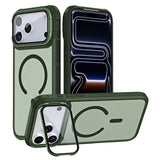 iPhone 18 Pro / 17 Pro EIDERWOOD Hybrid Plast Skal m. Kamera Skal & Stativfunktion - MagSafe Kompatibel - Grön