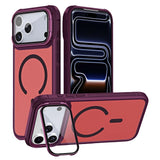iPhone 18 Pro / 17 Pro EIDERWOOD Hybrid Plast Skal m. Kamera Skal & Stativfunktion - MagSafe Kompatibel - Röd
