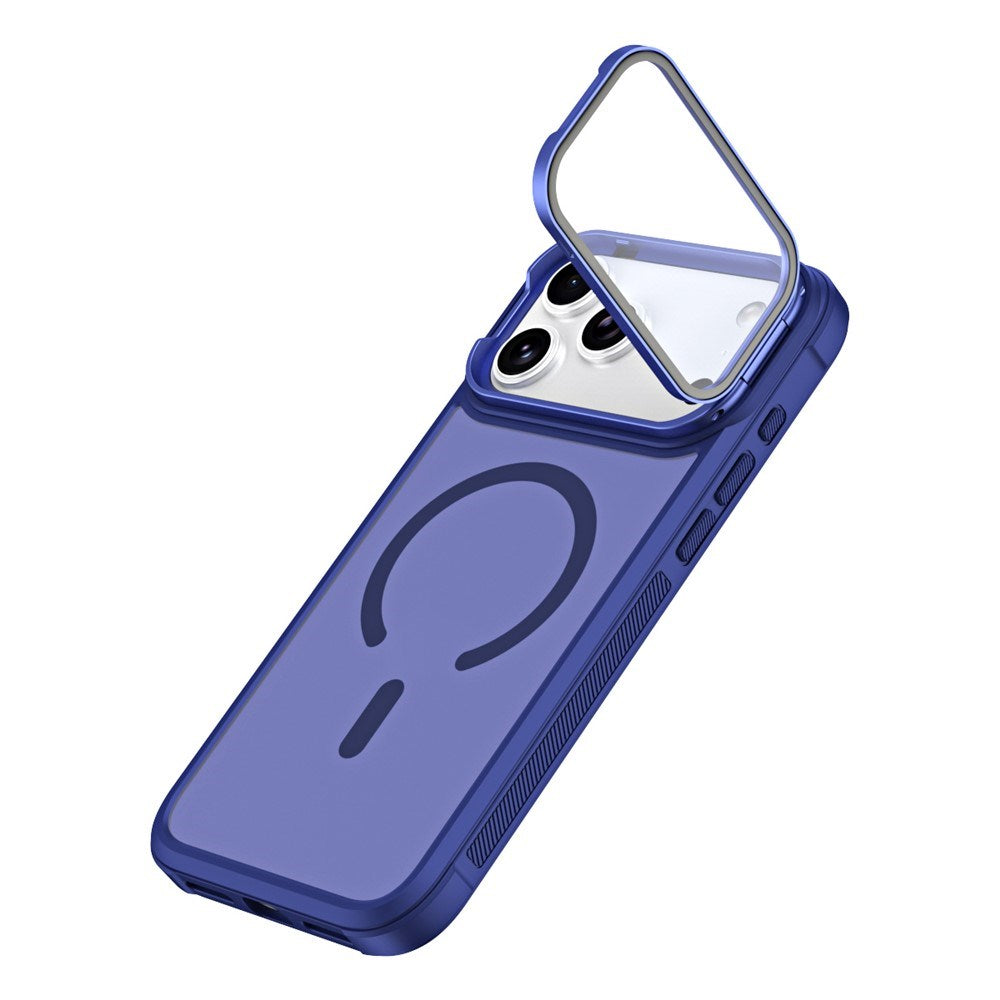 iPhone 18 Pro / 17 Pro EIDERWOOD Hybrid Plast Skal m. Kamera Skal & Stativfunktion - MagSafe Kompatibel - Blå