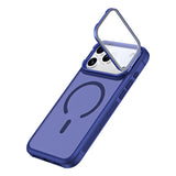 iPhone 18 Pro / 17 Pro EIDERWOOD Hybrid Plast Skal m. Kamera Skal & Stativfunktion - MagSafe Kompatibel - Blå