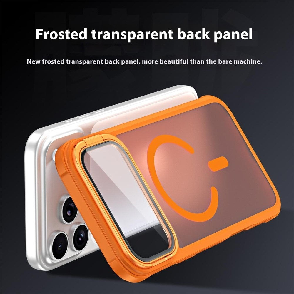 iPhone 18 Pro / 17 Pro EIDERWOOD Hybrid Plast Skal m. Kamera Skal & Stativfunktion - MagSafe Kompatibel - Grå