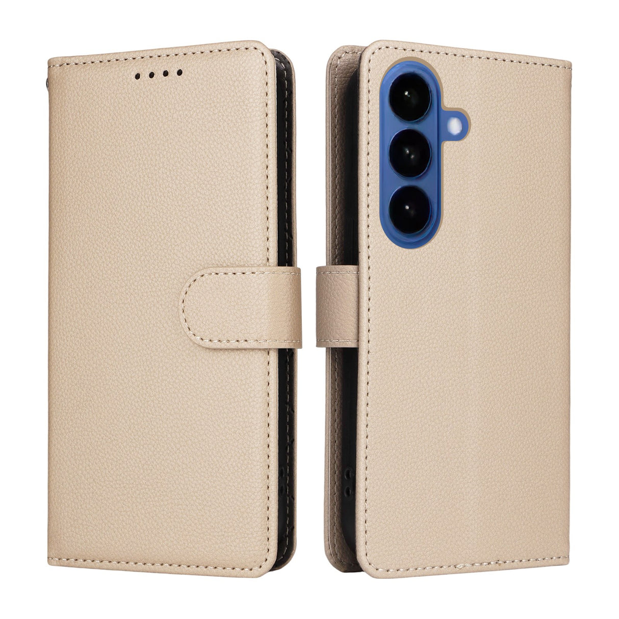 Samsung Galaxy S26 / S26 Pro EIDERWOOD Konstläder Fodral m. Rem - Beige