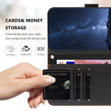 Honor Magic8 Lite EIDERWOOD Konstläder Fodral m. Korthållare & Stativfunktion - Svart