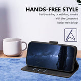 Honor Magic8 Lite EIDERWOOD Konstläder Fodral m. Korthållare & Stativfunktion - Svart