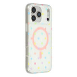 EIDERWOOD iPhone 17 Pro Hybrid Skal med Polka Design - MagSafe Kompatibel - Genomskinlig / Mång