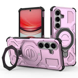 Samsung Galaxy S26 / S26 Pro EIDERWOOD Hantverkar Skal m. Roterande Kickstand - Rosa