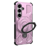 Samsung Galaxy S26 / S26 Pro EIDERWOOD Hantverkar Skal m. Roterande Kickstand - Rosa