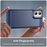 Motorola Moto G06 / G06 Power EIDERWOOD Carbon Fiber Skal - Blå