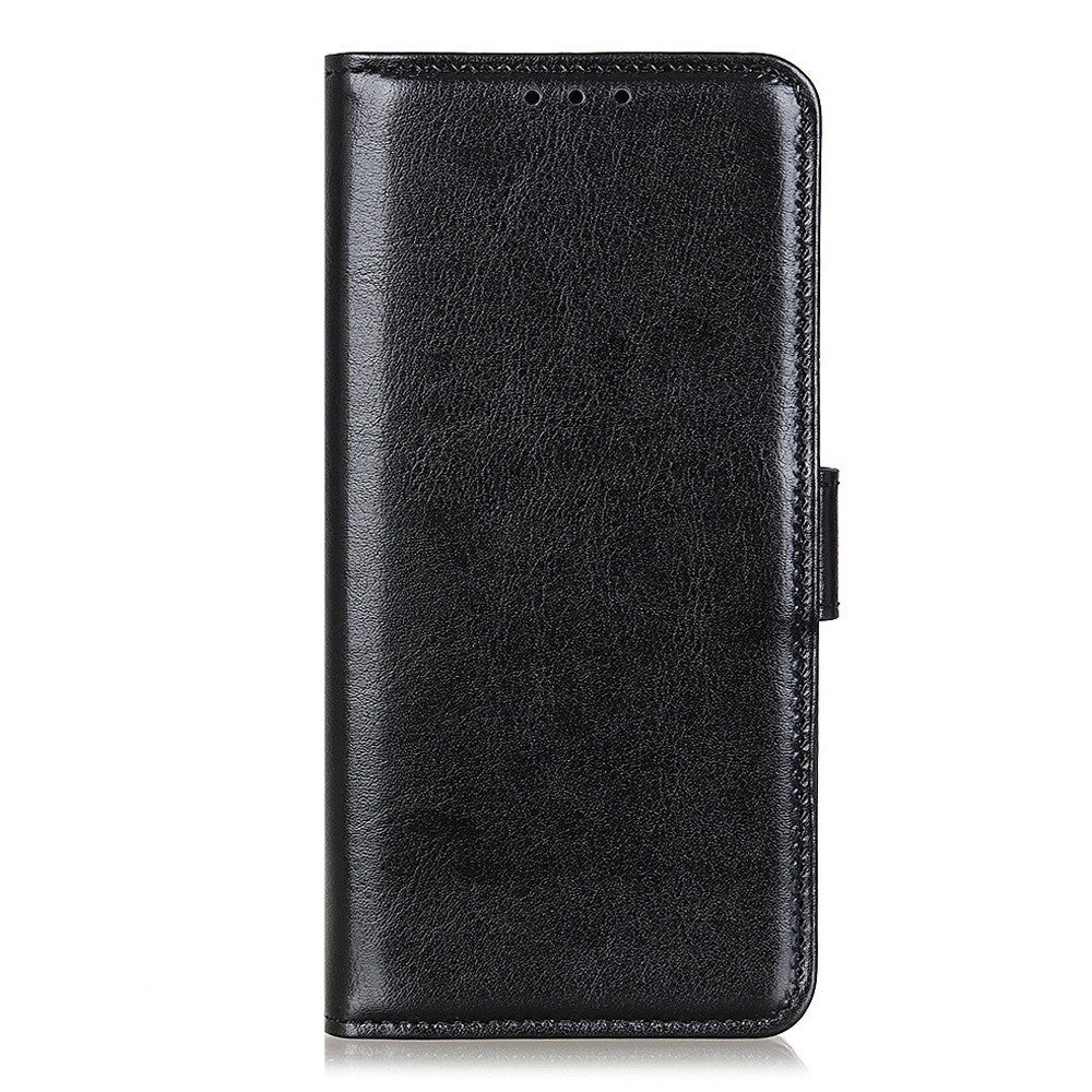 Motorola Moto G06 EIDERWOOD Konstläder Flip Fodral m. Kortficka - Svart