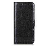 Motorola Moto G06 EIDERWOOD Konstläder Flip Fodral m. Kortficka - Svart