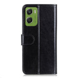 Motorola Moto G06 EIDERWOOD Konstläder Flip Fodral m. Kortficka - Svart