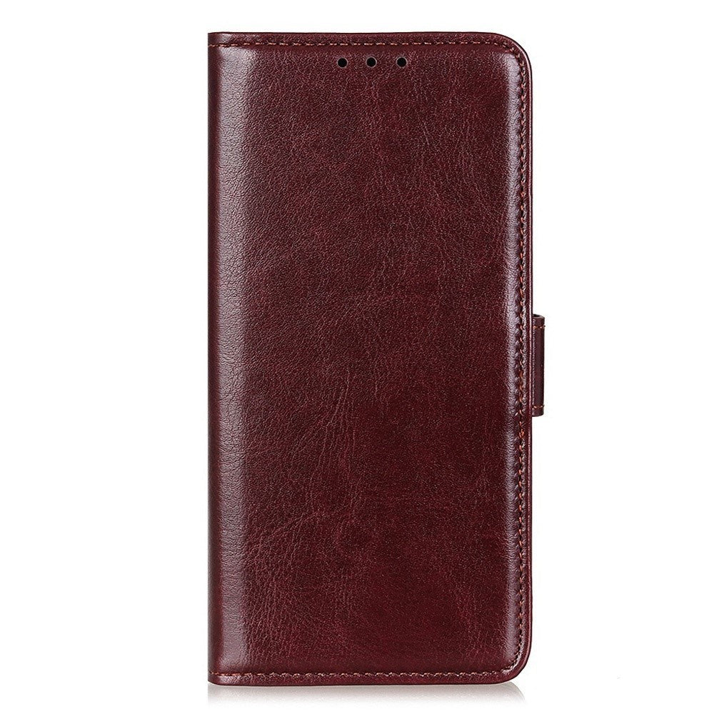 Motorola Moto G06 EIDERWOOD Konstläder Flip Fodral m. Kortficka - Brun