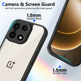 EIDERWOOD OnePlus 15 Flexibelt Plast Skal - Genomskinlig/Svart