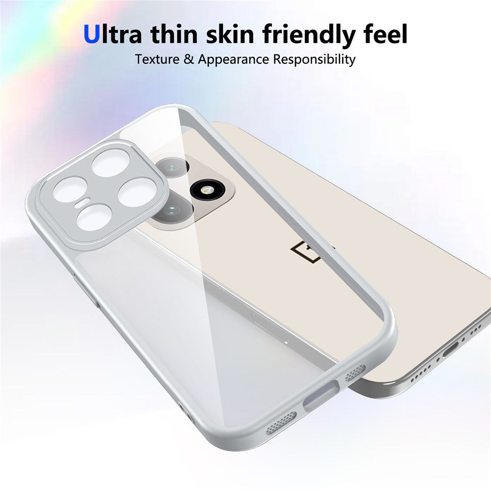 EIDERWOOD OnePlus 15 Flexibelt Plast Skal - Genomskinlig/Grå