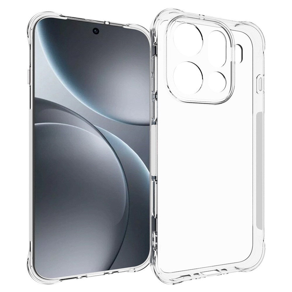 EIDERWOOD OPPO Find X9 Pro Flexibelt Plast Skal m. Stötdämpande Hörn - Genomskinlig