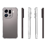 EIDERWOOD OPPO Find X9 Pro Flexibelt Plast Skal m. Stötdämpande Hörn - Genomskinlig
