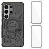 Samsung Galaxy S26 Ultra Hantverkare Skal med Kickstand - inkl. 2 x Skärmskydd - Svart