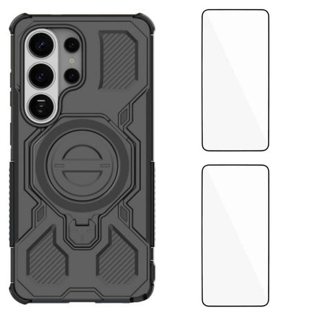 Samsung Galaxy S26 Ultra Hantverkare Skal med Kickstand - inkl. 2 x Skärmskydd - Svart