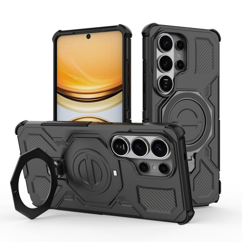 Samsung Galaxy S26 Ultra Hantverkare Skal med Kickstand - inkl. 2 x Skärmskydd - Svart