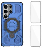 Samsung Galaxy S26 Ultra Hantverkare Skal med Kickstand - inkl. 2 x Skärmskydd - Blå