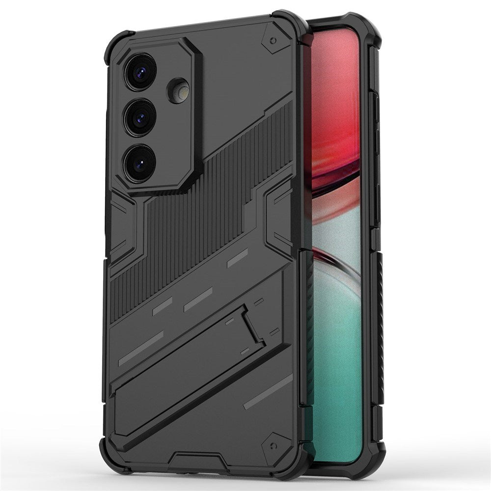 Samsung Galaxy S26 / S26 Pro EIDERWOOD Hybrid Hantverkar Skal m. Kickstand - Svart