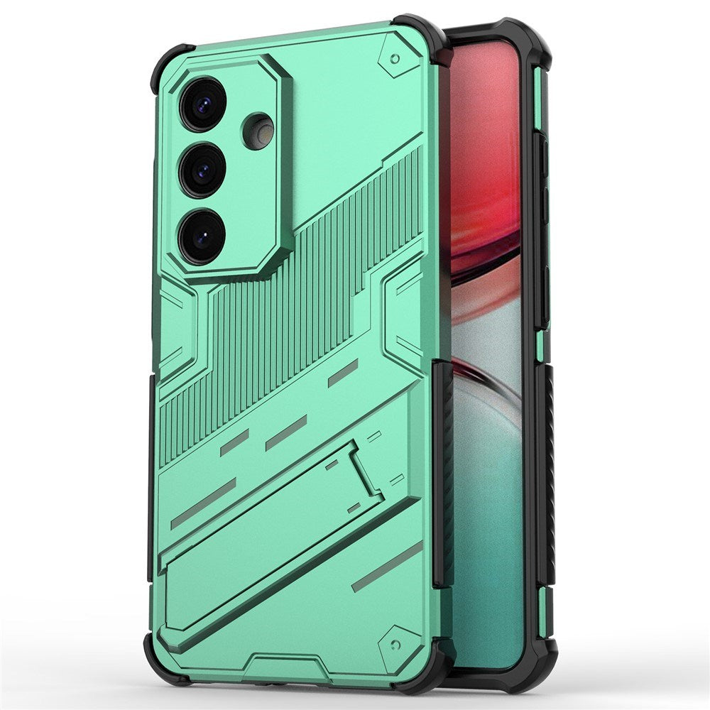 Samsung Galaxy S26 / S26 Pro EIDERWOOD Hybrid Hantverkar Skal m. Kickstand - Grön