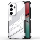 Samsung Galaxy S26 / S26 Pro EIDERWOOD Hybrid Hantverkar Skal m. Kickstand - Vit