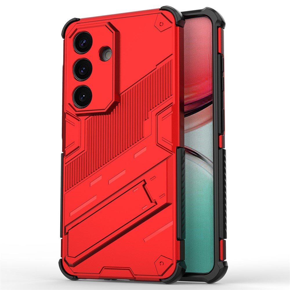 Samsung Galaxy S26 / S26 Pro EIDERWOOD Hybrid Hantverkar Skal m. Kickstand - Röd