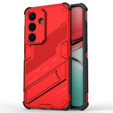 Samsung Galaxy S26 / S26 Pro EIDERWOOD Hybrid Hantverkar Skal m. Kickstand - Röd