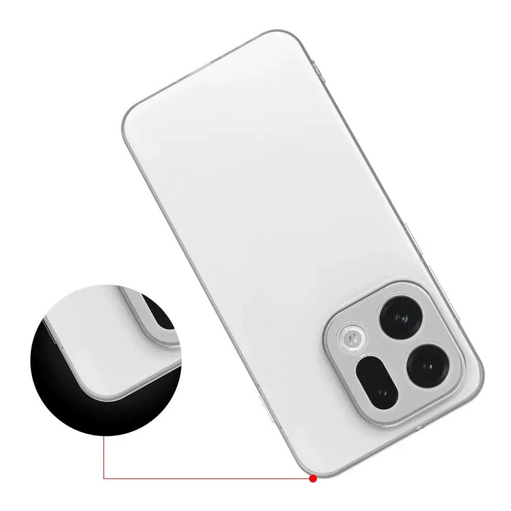 Oppo Find X9 EIDERWOOD Flexibelt Plast Skal - Genomskinlig