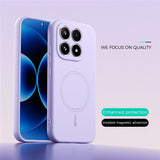 Xiaomi 17 Silikon Skal - MagSafe Kompatibel - Lila