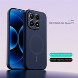 Xiaomi 17 Silikon Skal - MagSafe Kompatibel - Mörkblå