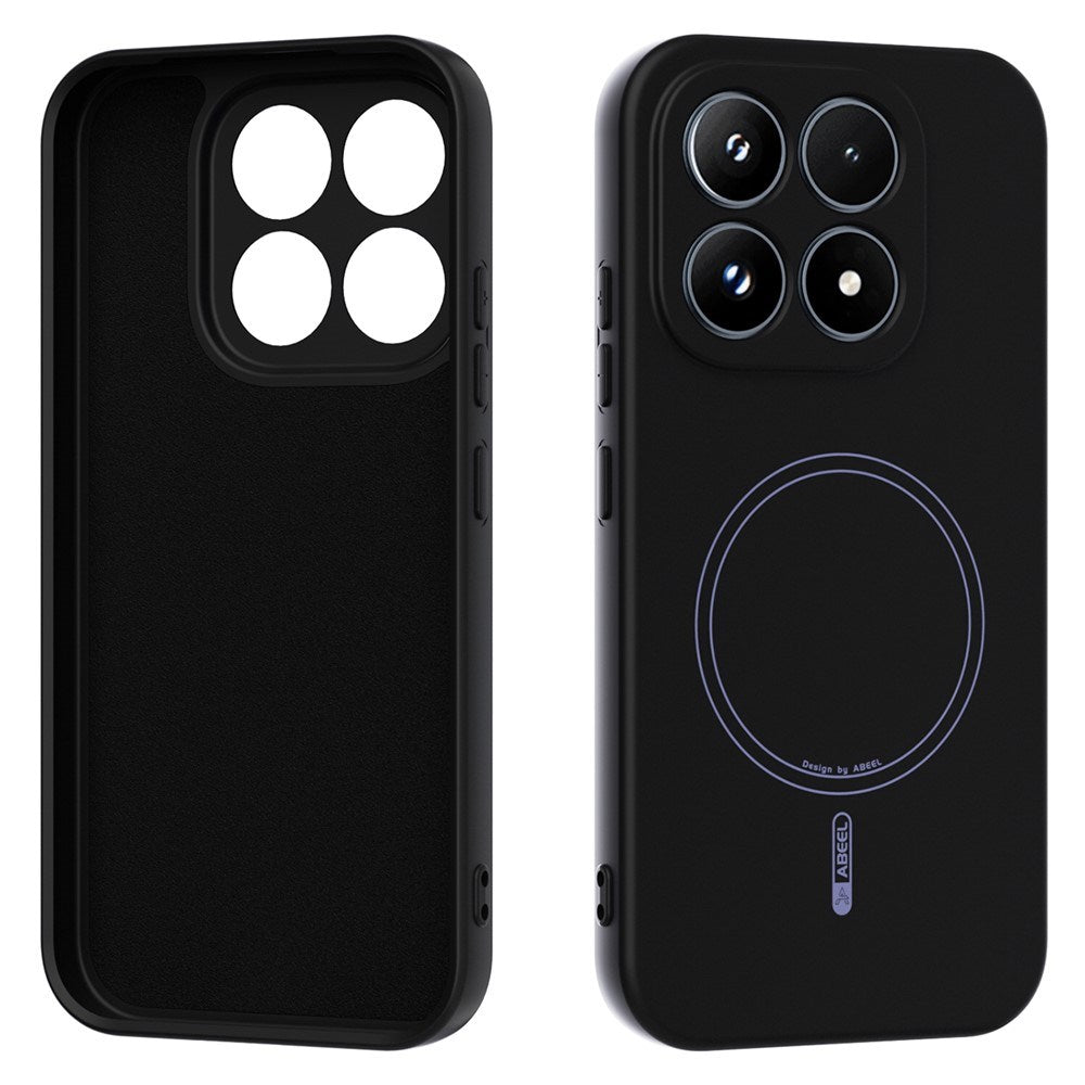 Xiaomi 17 Silikon Skal - MagSafe Kompatibel - Svart