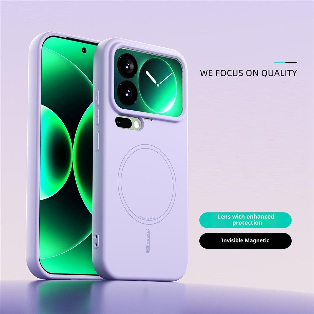 Xiaomi 17 Pro Silikon Skal - MagSafe Kompatibel - Lila