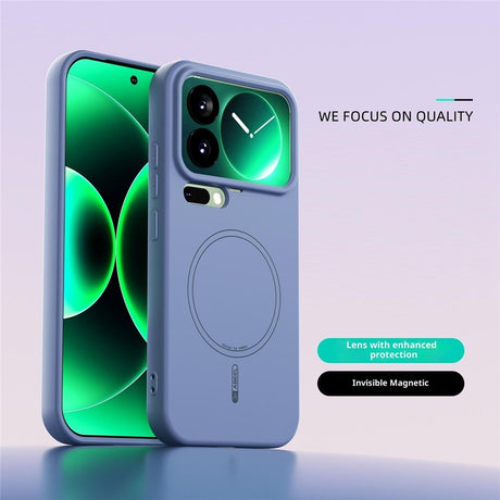 Xiaomi 17 Pro Silikon Skal - MagSafe Kompatibel - Blå