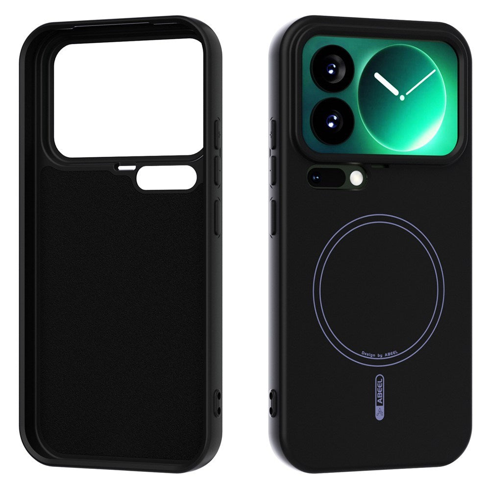 Xiaomi 17 Pro Silikon Skal - MagSafe Kompatibel - Svart