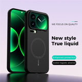 Xiaomi 17 Pro Max Silikon Skal - MagSafe Kompatibel - Svart