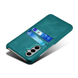 Samsung Galaxy S26 / S26 Pro EIDERWOOD Konstläder Skal m. Korthållare - Grön