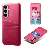 Samsung Galaxy S26 / S26 Pro EIDERWOOD Konstläder Skal m. Korthållare - Pink