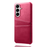 Samsung Galaxy S26 / S26 Pro EIDERWOOD Konstläder Skal m. Korthållare - Pink