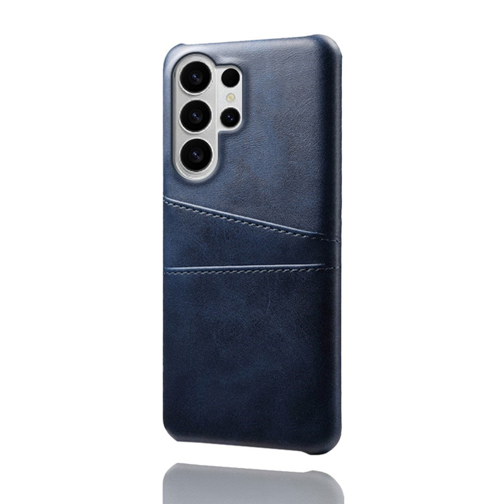 Samsung Galaxy S26 Ultra EIDERWOOD Konstläder Skal m. Korthållare - Blå