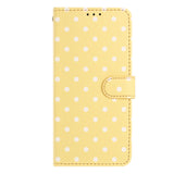 EIDERWOOD Xiaomi 17 Pro Max Konstläder Flip Skal m. Polka Design - Gul