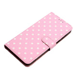 EIDERWOOD Xiaomi 17 Pro Max Konstläder Flip Skal m. Polka Design - Rosa